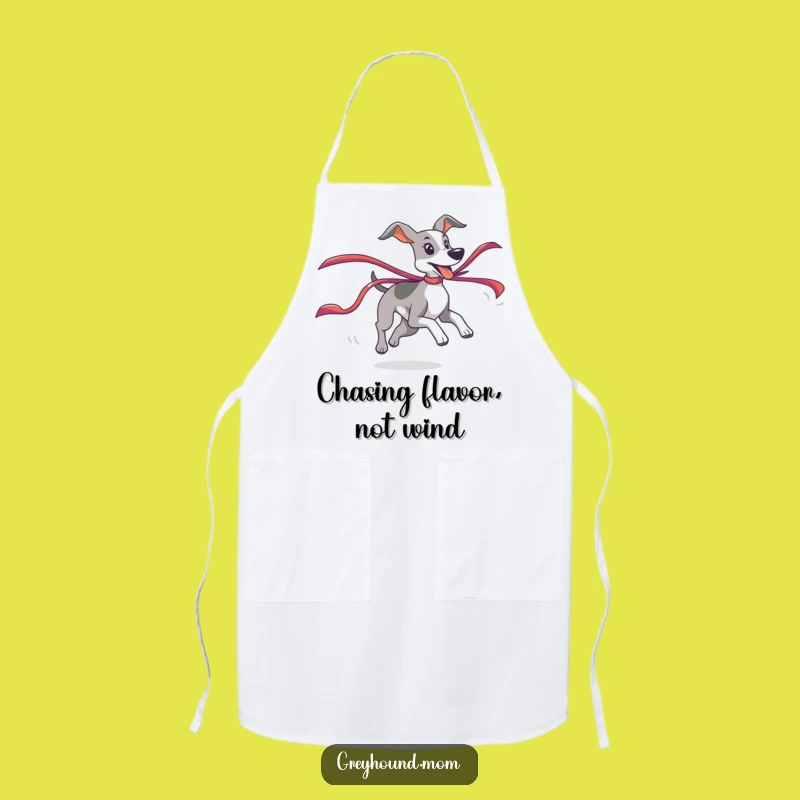 Funny Chef Greyhound Apron: Ribbon Chase Kitchen Fun - Perfect Activity Gift