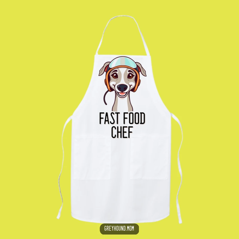 Funny Greyhound Apron - Racer's Helper, A Practical Funny Gift
