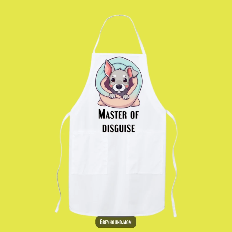 Funny Greyhound Blanket Apron - Kitchen Fun for Dog Lovers Gift!