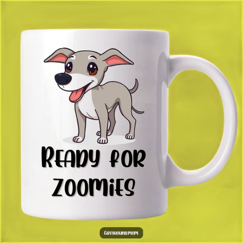Funny Greyhound Mug: Ready for Fun, The Perfect Funny Gift for Playful Dog Lovers