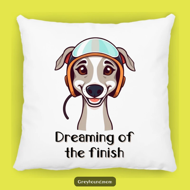 Funny Greyhound Pillow - Cozy Racer Cushion, The Ultimate Funny Gift