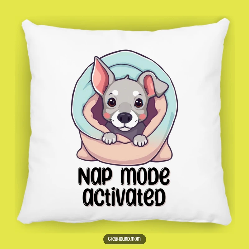 Funny Greyhound Blanket Pillow - Cute and Comfy Canine Comfort Gift!