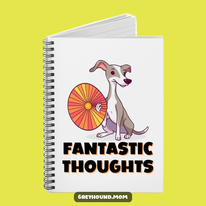 Elegant Greyhound Journal: Jot Down Cool Thoughts with Canine Style Gift