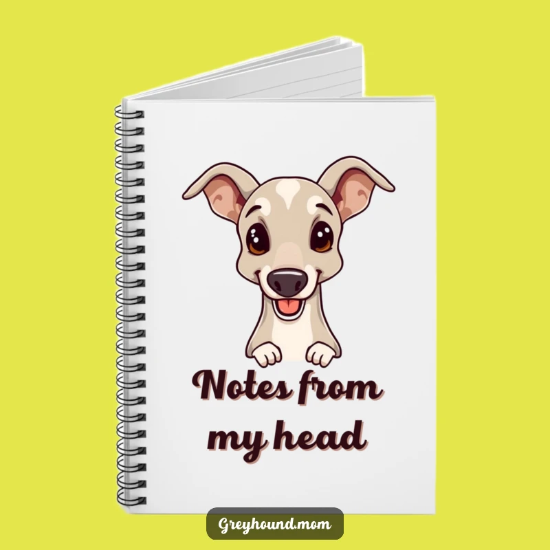 Funny Greyhound Notebook: Elegant Nudge Ideas, Perfect Funny Gift for Writers