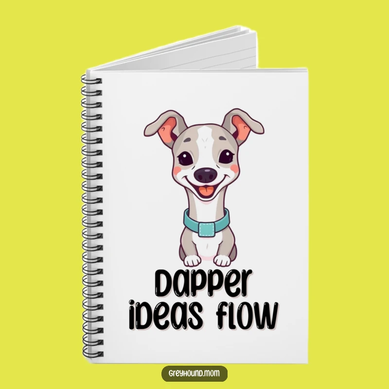 Funny Happy Greyhound Notebook: Journal Your Thoughts with a Smile, Funny Gift