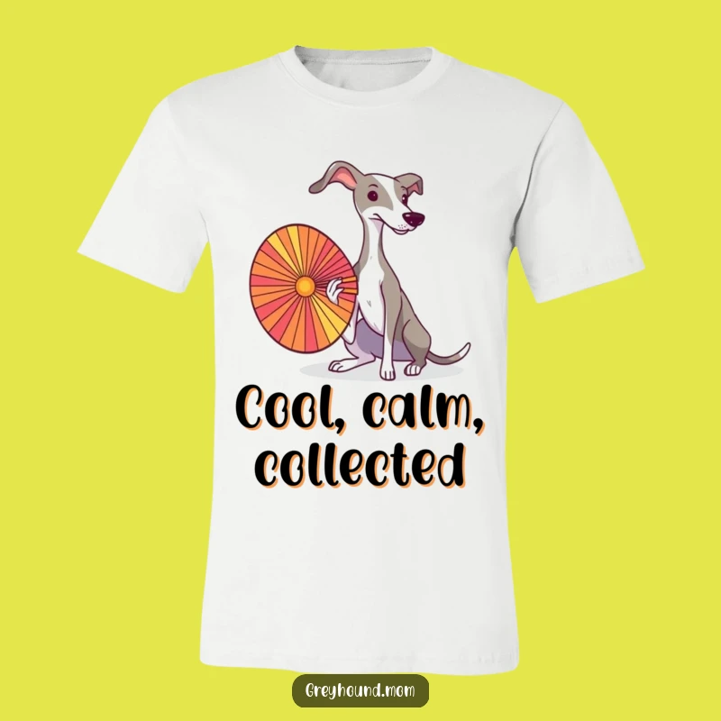 Graceful Greyhound Fan T-Shirt: Stay Cool with Canine Chic Gift