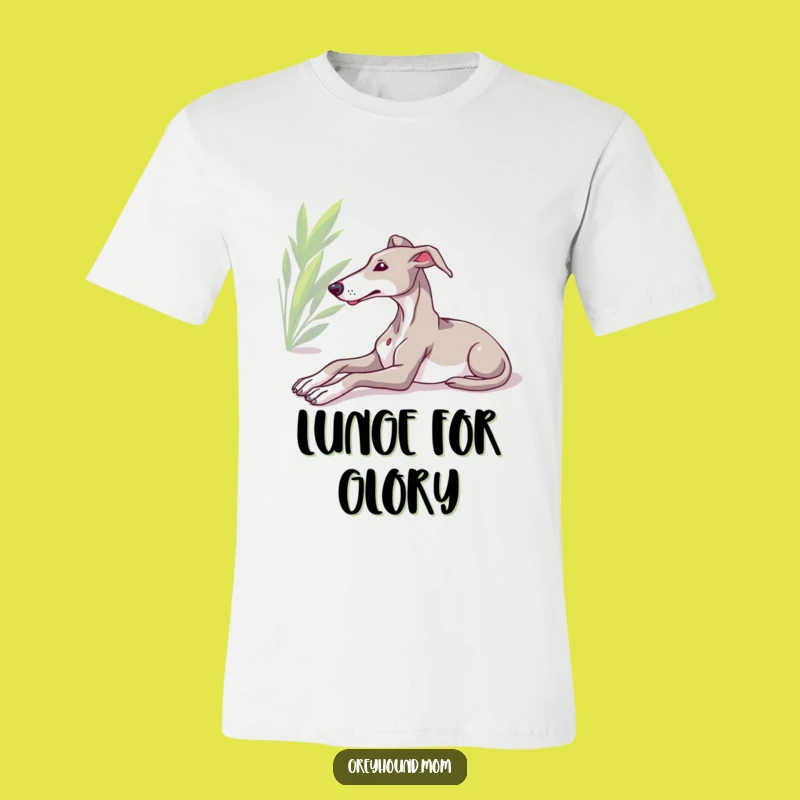 Funny Greyhound Sun Stretch T-Shirt - Effortless Style Dog Gift!