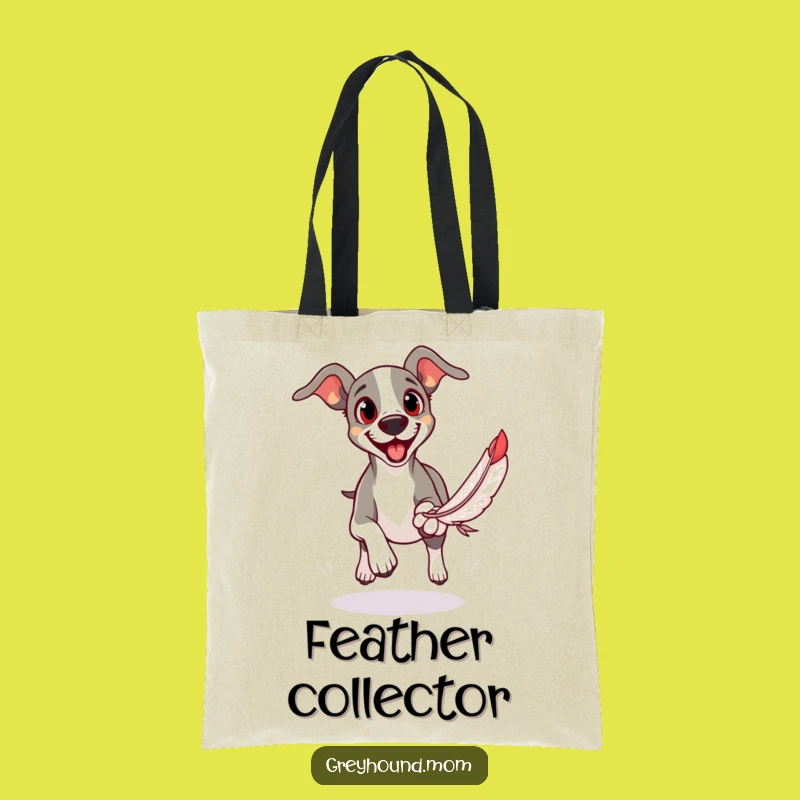 Funny Greyhound Chase Tote Bag: Carry Your Playful Spirit